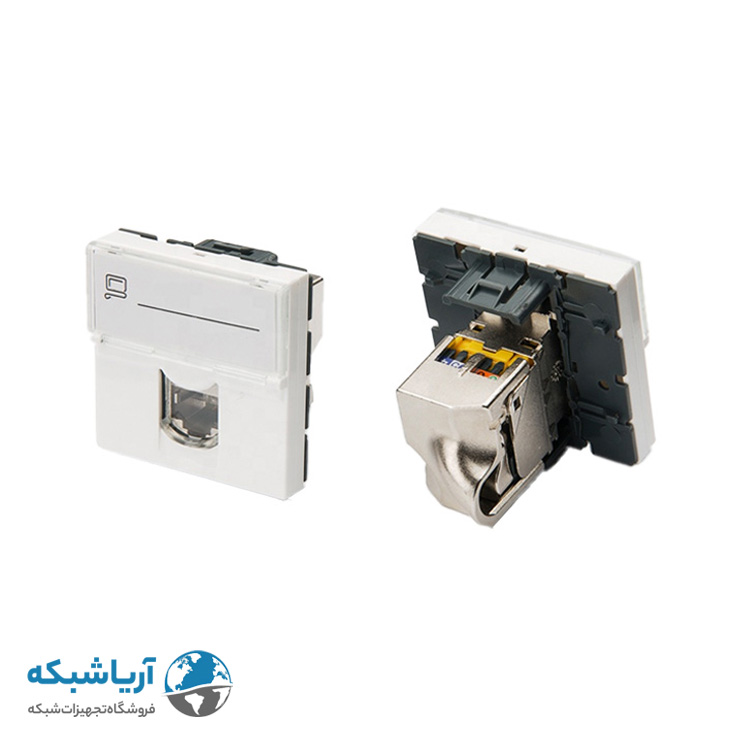 خرید کیستون شبکه لگراند Cat6a SFTP پهن